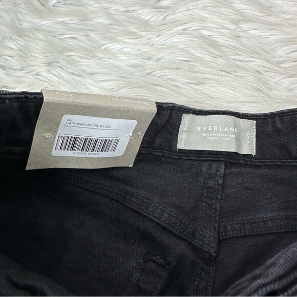 Everlane Women’s NWT Black The Curvy‎ Cheeky Minimalist Jean W28 Crop/L26.5 - Picture 5 of 12
